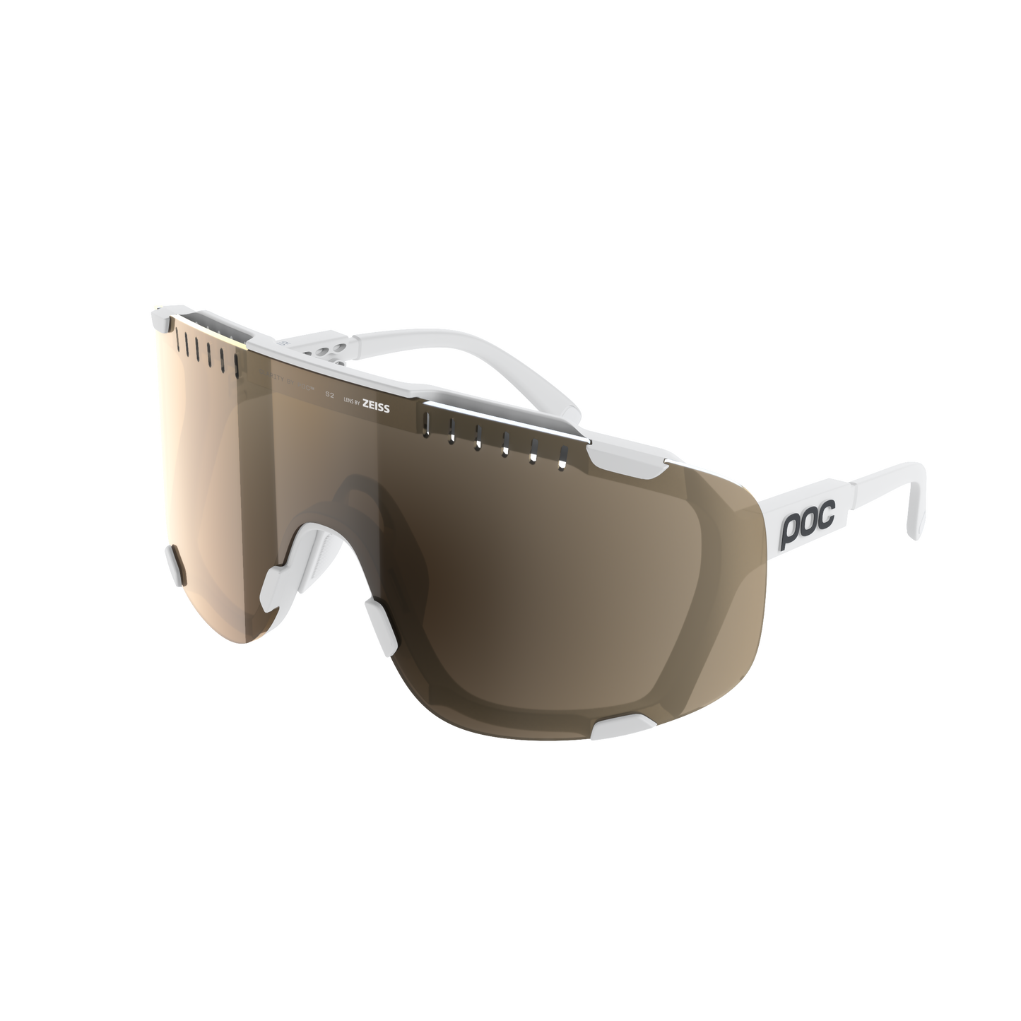 Gafas POC DEVOUR + White Clarity Trail Partly Sunny Silver Lens