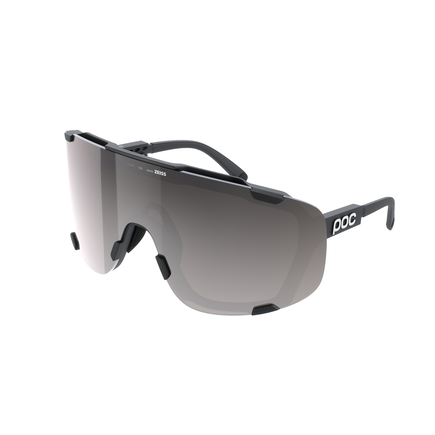 Gafas POC DEVOUR + Lente Black Clarity Road Sunny Silver