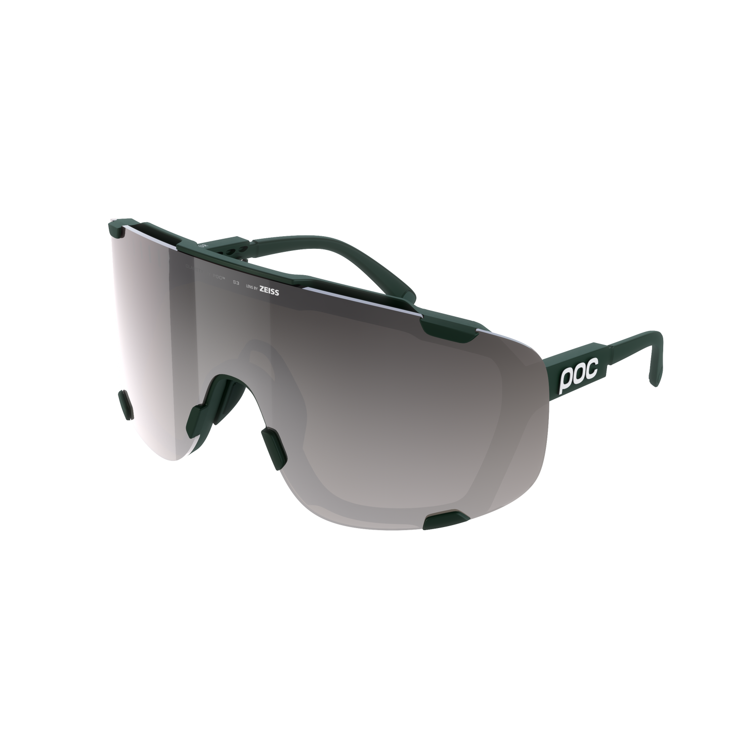 Máscara POC DEVOUR + Lente Khaki Clarity Road Sunny Silver