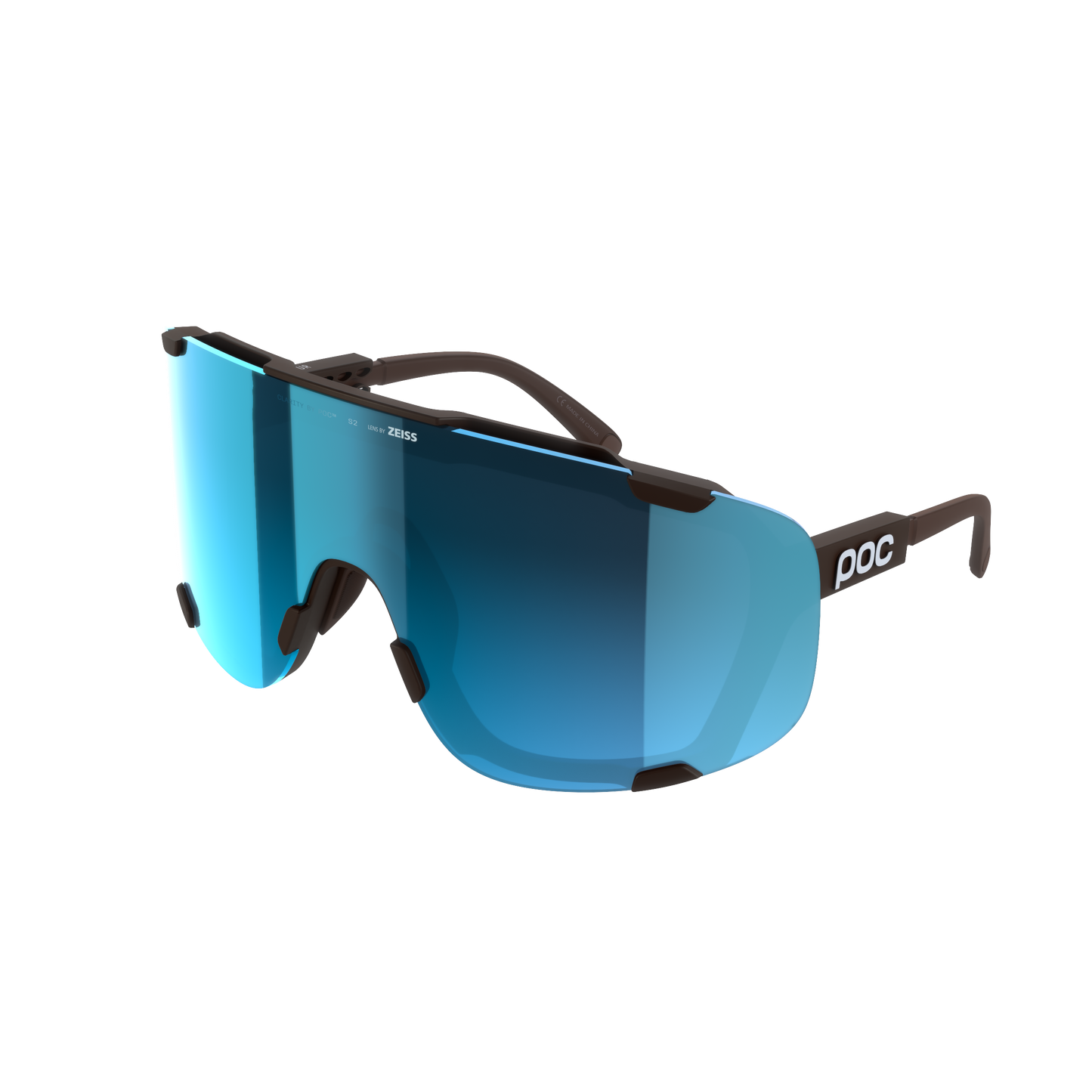 POC DEVOUR WF + Bronce Gafas Claridad Universal Sunny Turquoise Lens