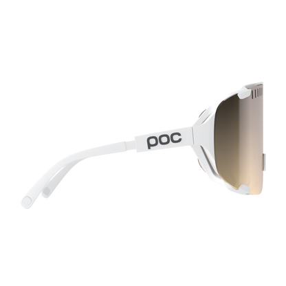 Gafas POC DEVOUR WF + Blanco Lente Clarity Trail Partly Sunny Silver
