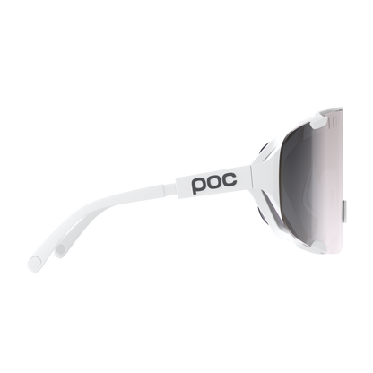 Gafas POC DEVOUR WF+ Blanco Lente Clarity Road Sunny Silver