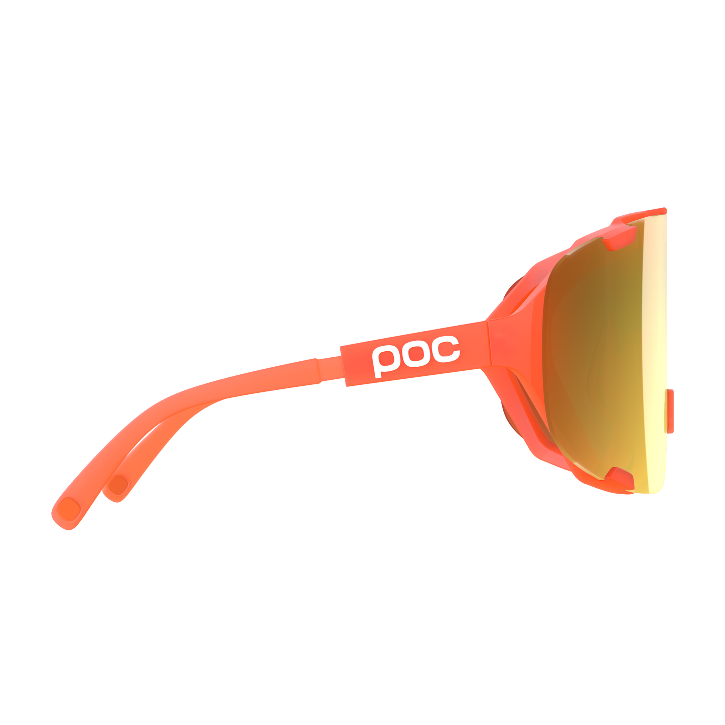 Máscaras POC DEVOUR WF + Naranja fluorescente translúcido/Clarity Road/Partly Sunny Gold
