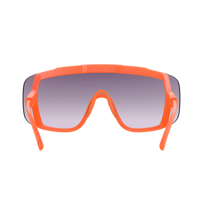 Gafas POC DEVOUR WF + Naranja Flúor Translúcido Lente Clarity Road Partly Sunny Gold