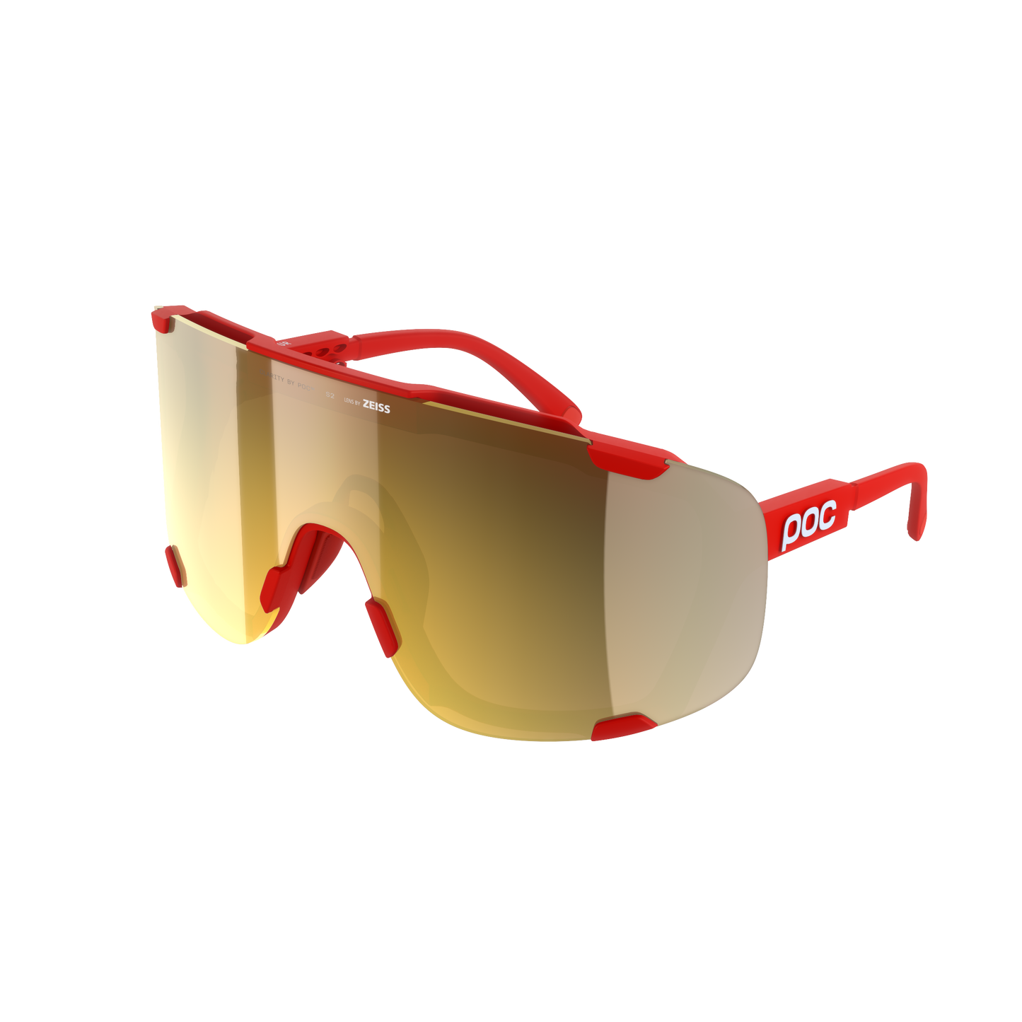 Gafas POC DEVOUR WF + Rojo/Clarity Road/Partly Sunny Gold