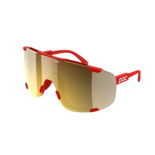 Gafas POC DEVOUR WF + Rojo/Clarity Road/Partly Sunny Gold