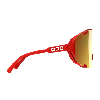 Gafas POC DEVOUR WF + Rojo Cristal Clarity Road Partly Sunny Gold