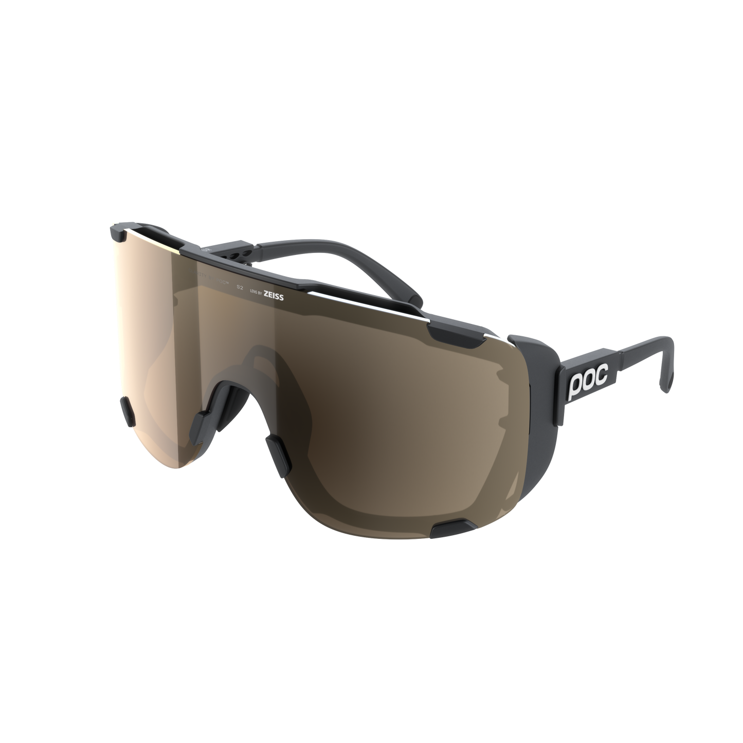 POC DEVOUR ULTRA + Gafas Black Clarity Trail/Partly Sunny Silver Lens