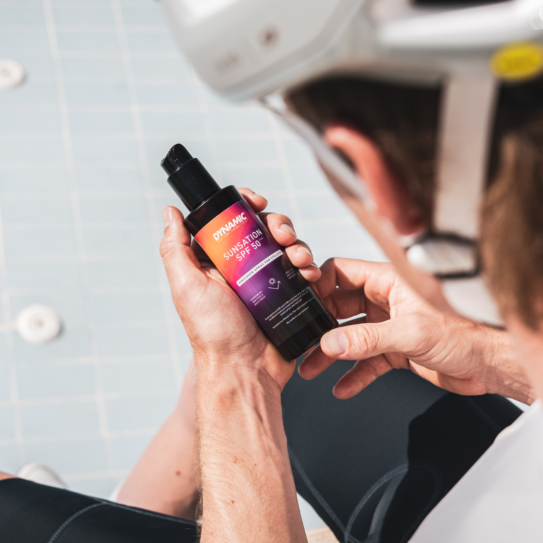 DYNAMIC SUNSATION SPF 50 en uso