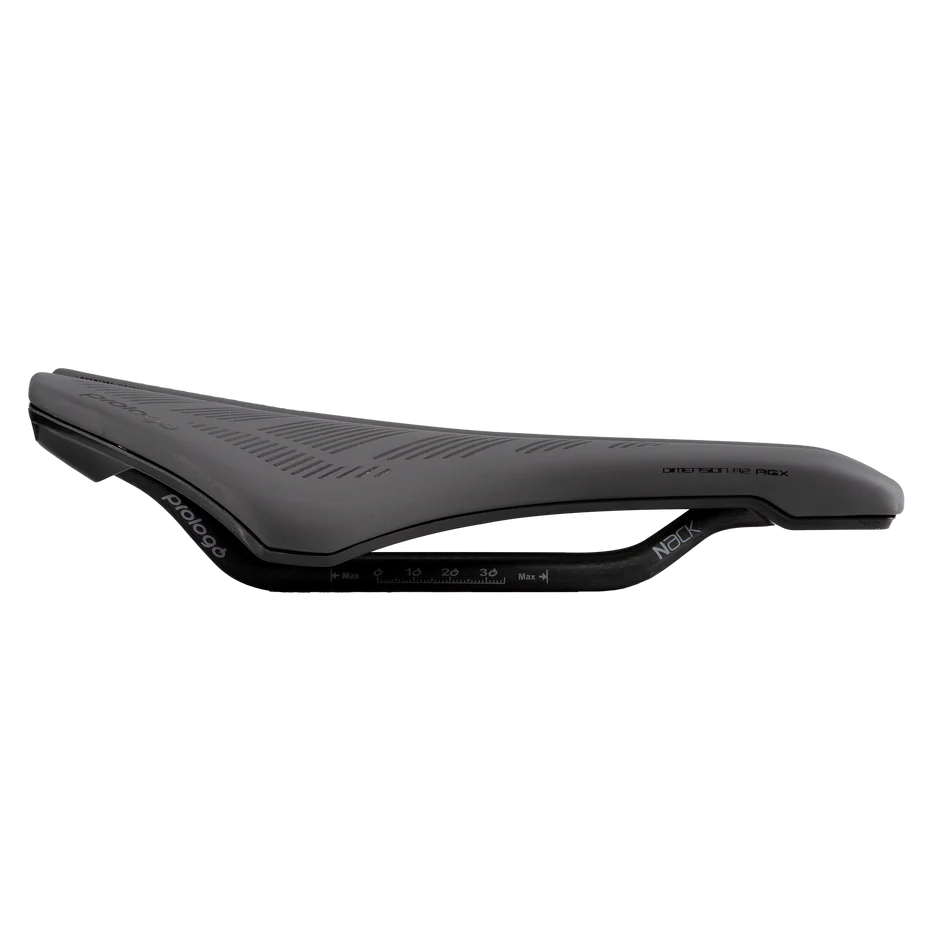 PROLOGO DIMENSION R2 AGX Sillín 143mm Nack Rails Negro