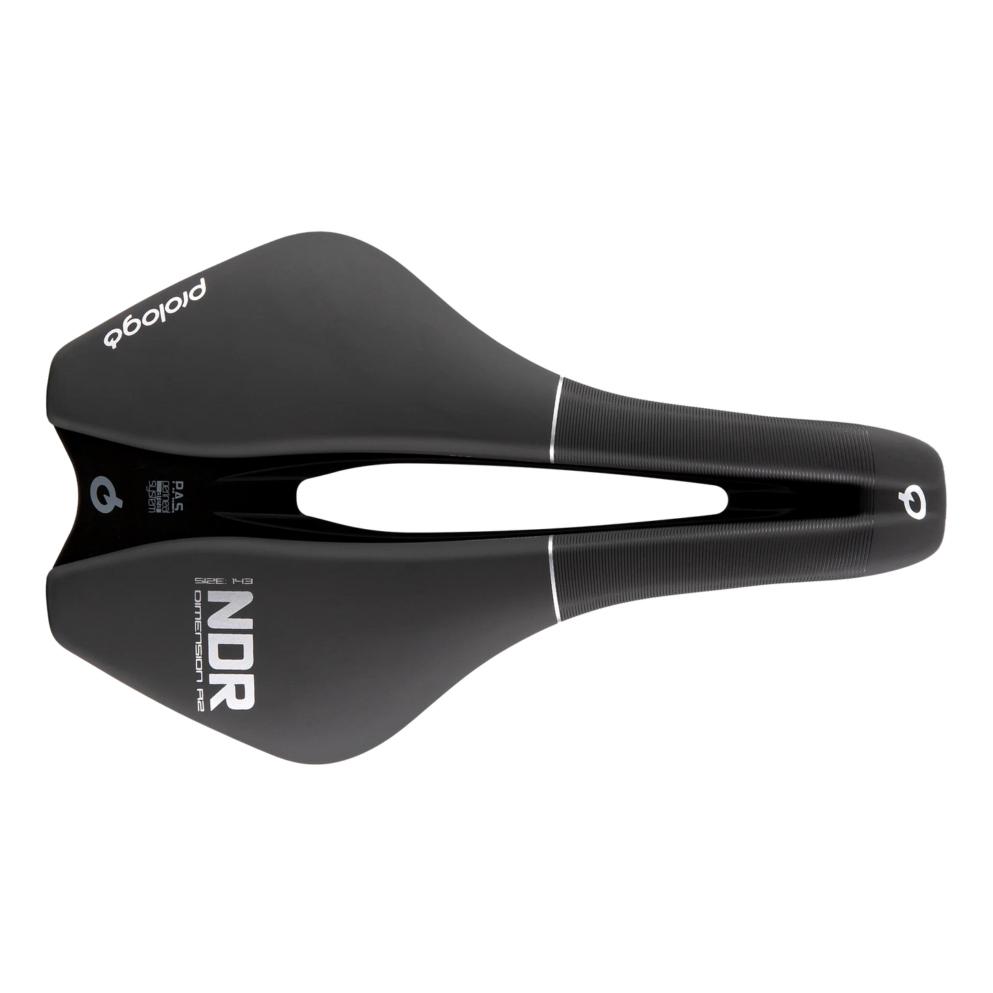Sillín PROLOGO DIMENSION R2 NDR 143mm Raíles Tirox Negro
