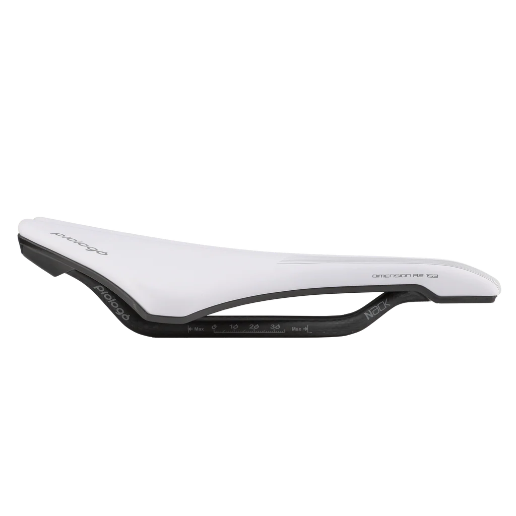 Sillín PROLOGO DIMENSION R2 153mm Raíles Nack Blanco