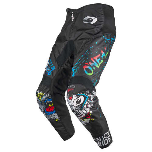 Pantalones O'NEAL ELEMENT RANCID Negro/Blanco