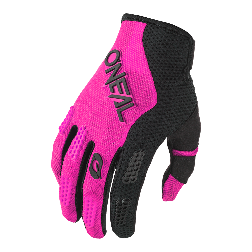 Guantes de mujer O'NEAL ELEMENT RACEWEAR Negro/Rosa