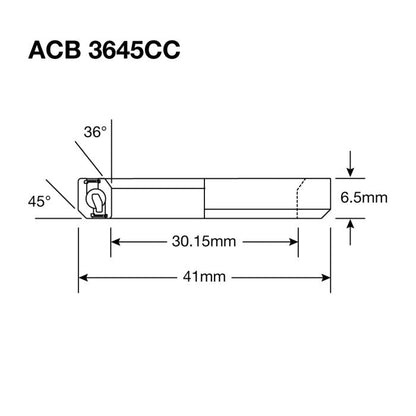 Rodamiento de Dirección ENDURO BEARINGS ABEC 5 - Black Oxide - 30,2x41x6,5 mm (36x45°) ACB