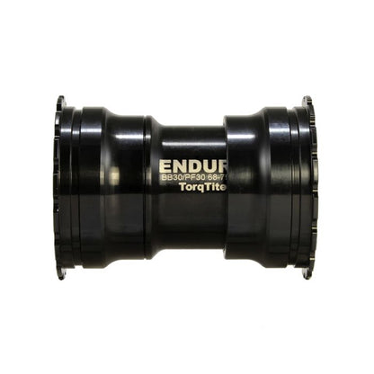 Caja de pedalier ENDURO BEARINGS TORQTITE PF30 Eje 30mm (Narrow) Acero Inoxidable Negro