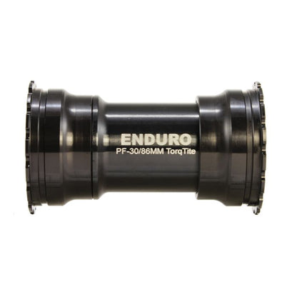 Pedalier ENDURO BEARINGS TORQTITE BB386 Eje 30mm Acero Inoxidable Negro