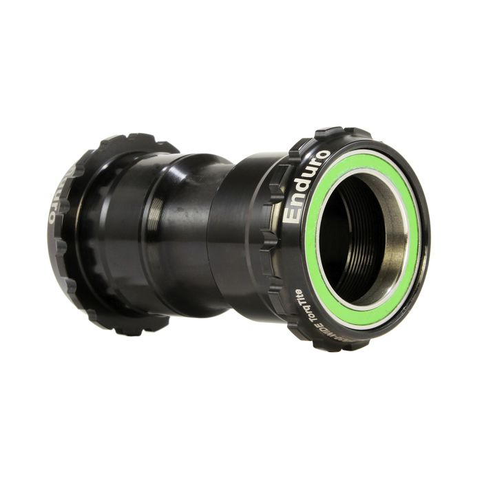 RODAMIENTOS ENDURO Caja de pedalier TorqTite PF30 Eje DUB Rodamientos de acero inoxidable Negro