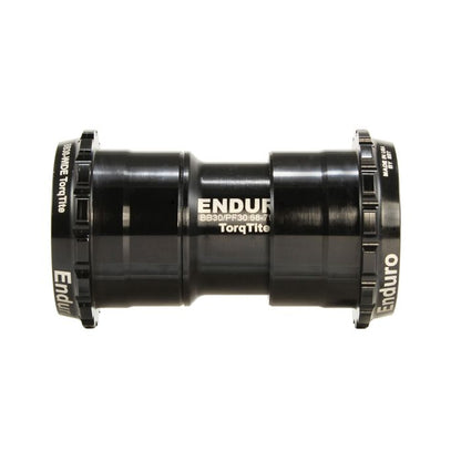 Pedalier ENDURO BEARINGS TORQTITE PF30 Eje 30mm Acero Inoxidable Negro