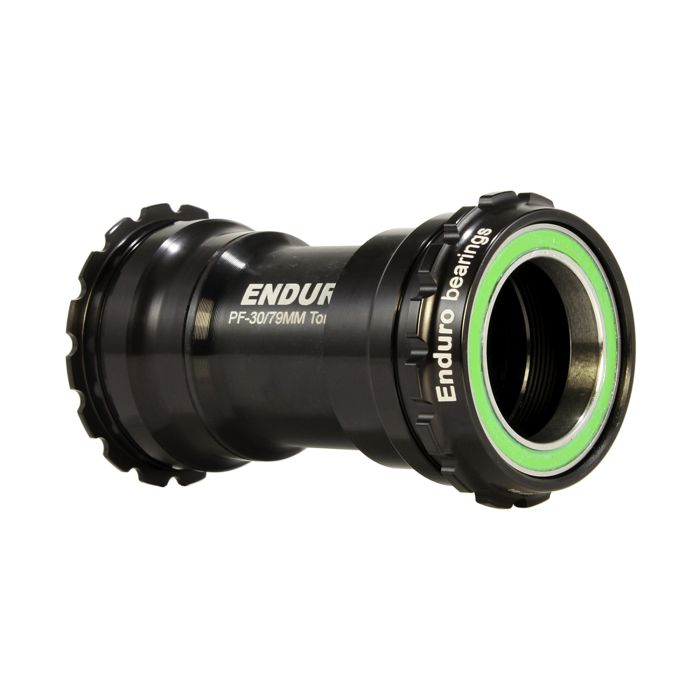RODAMIENTOS ENDURO TorqTite BBright Eje de pedalier 30mm Acero inoxidable Negro