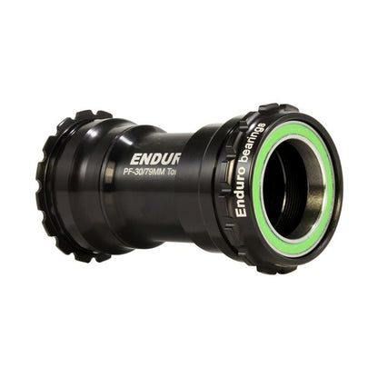 Pedalier ENDURO BEARINGS TORQTITE BBright Eje 30mm Acero Inoxidable Negro