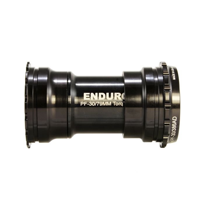 RODAMIENTOS ENDURO TorqTite BBright Eje de pedalier 30mm Acero inoxidable Negro