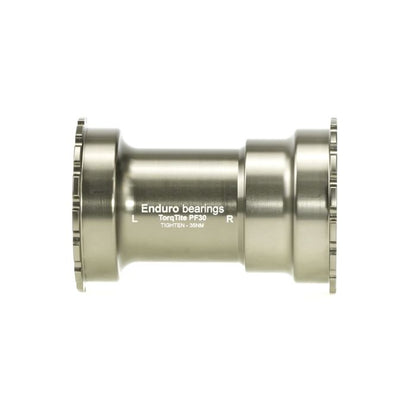Pedalier ENDURO BEARINGS TORQTITE PF30 Eje DUB Acero Inoxidable Grafito