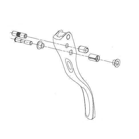 Palanca de freno izquierda CAMPAGNOLO CHORUS 12V 2020