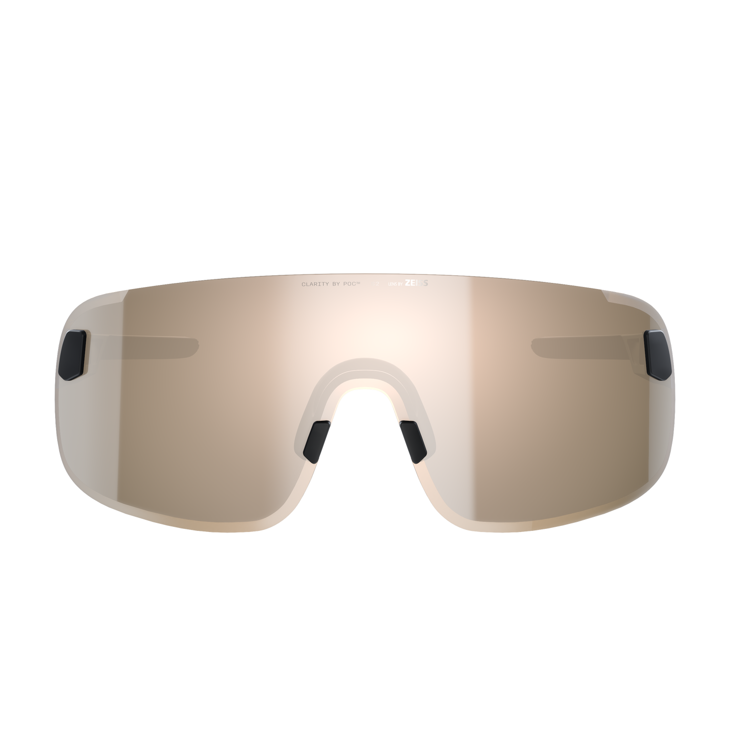 POC ELICIT + Negro Gafas Claridad Trail Parcialmente Soleado Plata Lente
