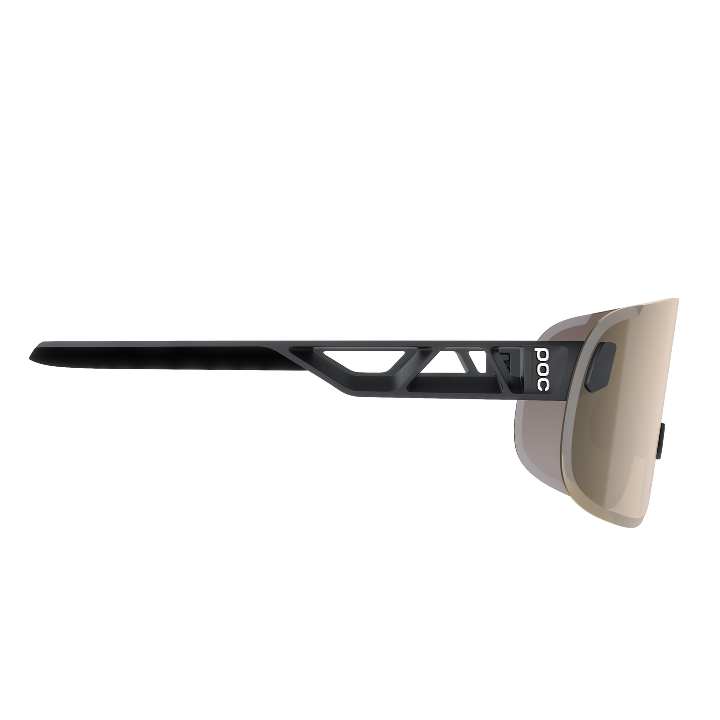 POC ELICIT + Negro Gafas Claridad Trail Parcialmente Soleado Plata Lente