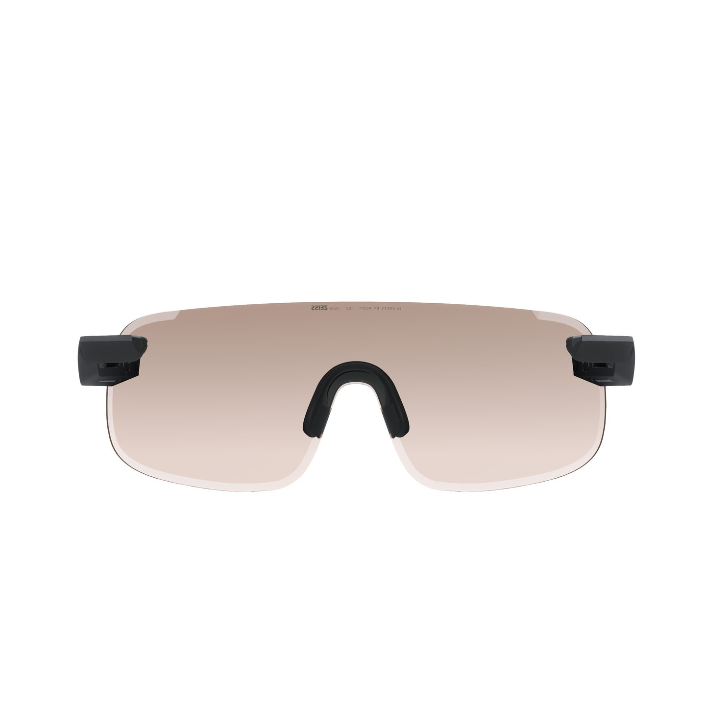 POC ELICIT + Negro Gafas Claridad Trail Parcialmente Soleado Plata Lente