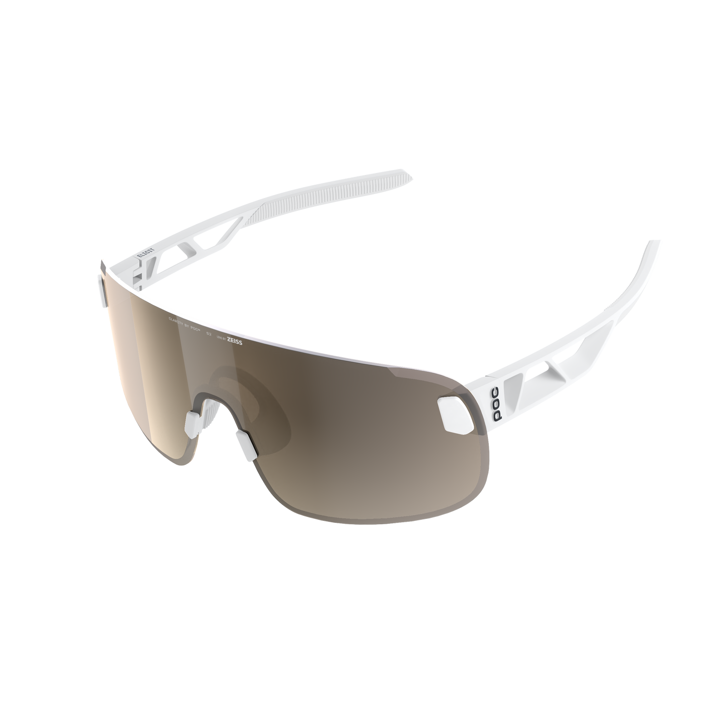 Gafas POC ELICIT + White Clarity Trail Partly Sunny Silver Lens