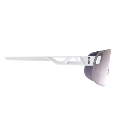 Gafas POC ELICIT Blanco Lente Clarity Road Sunny Silver