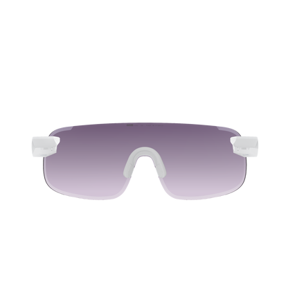 Gafas POC ELICIT Blanco Lente Clarity Road Sunny Silver