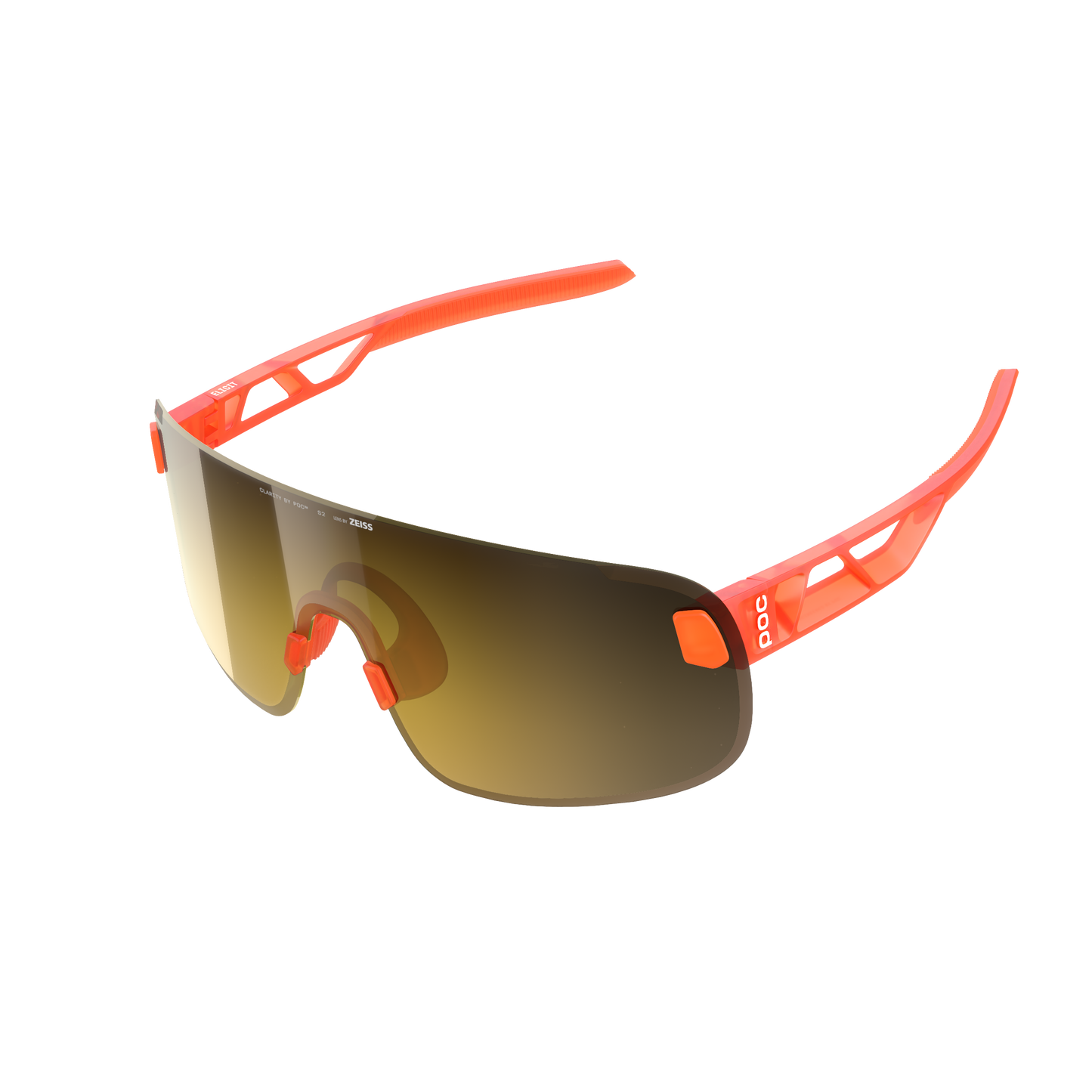 Gafas POC ELICIT + Orange Translucent Clarity Road/ Partly Sunny Gold
