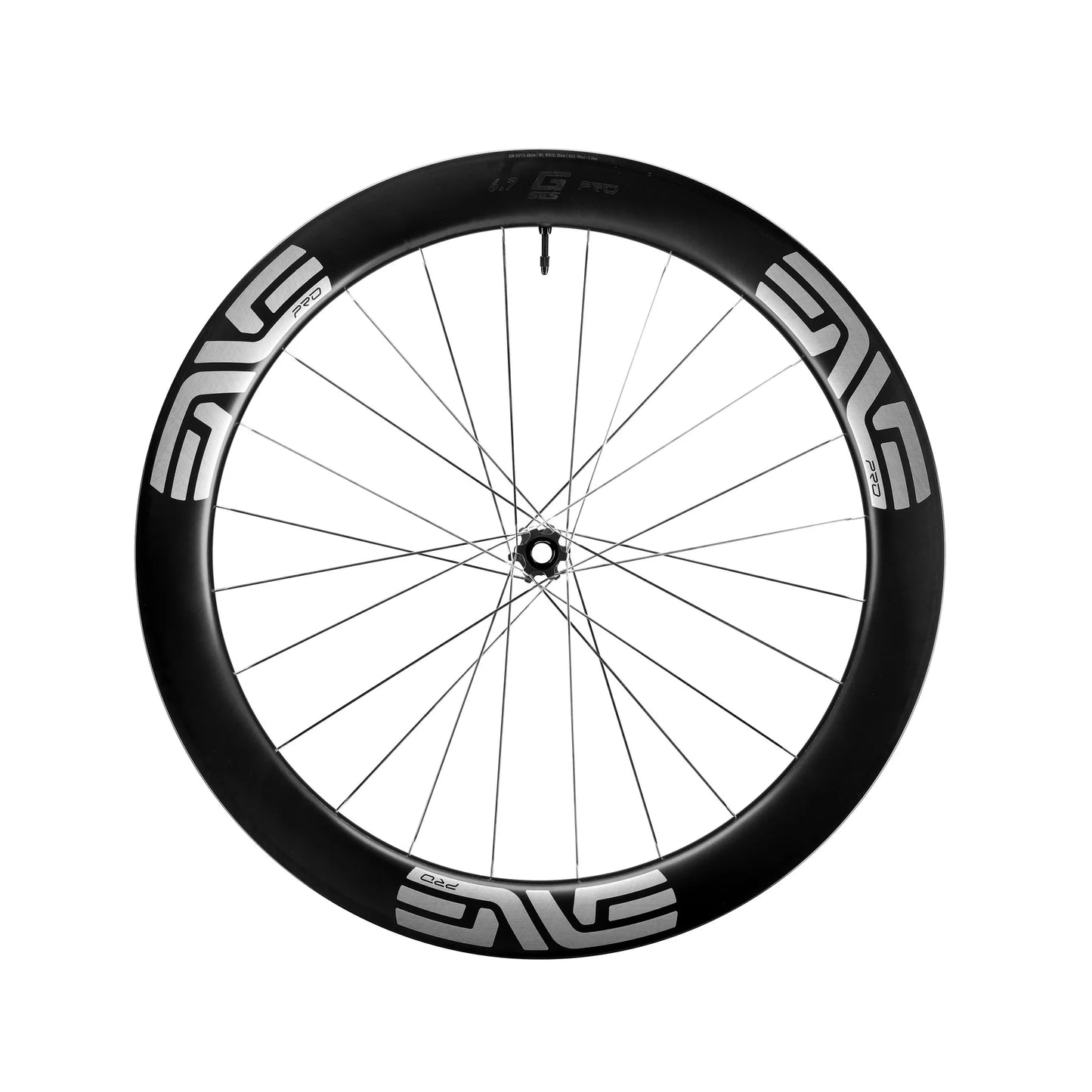 Rueda delantera ENVE G SES 6.7 PROTubeless Ready (Center Lock) Negro