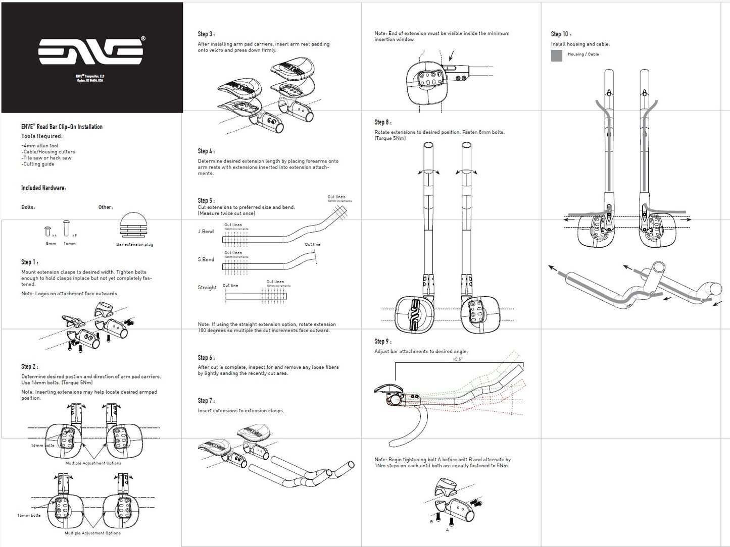 Alargador ENVE Clip On