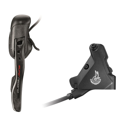 Palanca Derecha y Pinza Trasera 140mm CAMPAGNOLO SUPER RECORD EPS Flat Mount Sin Disco