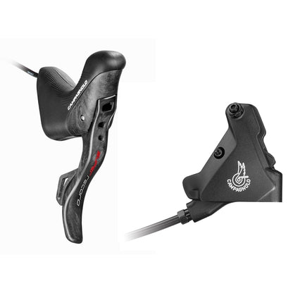Palanca Derecha y Pinza Trasera 140mm CAMPAGNOLO SUPER RECORD EPS Flat Mount Sin Disco