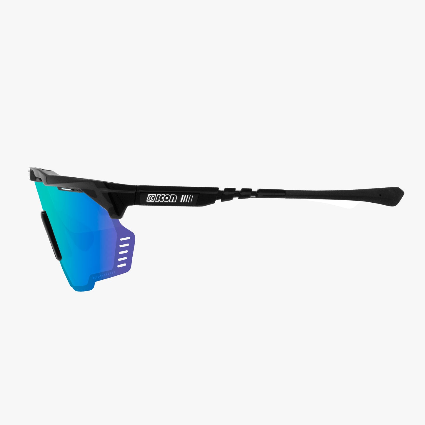 Gafas de sol SCICON AEROSHADE KUNKEN Negro Multimirror Azul