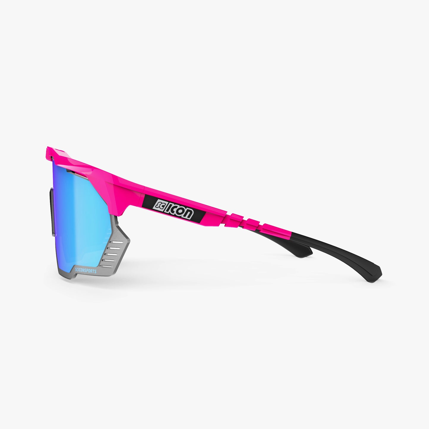 Gafas de sol SCICON AEROSHADE KUNKEN Fluo Pink Multimirror Blue