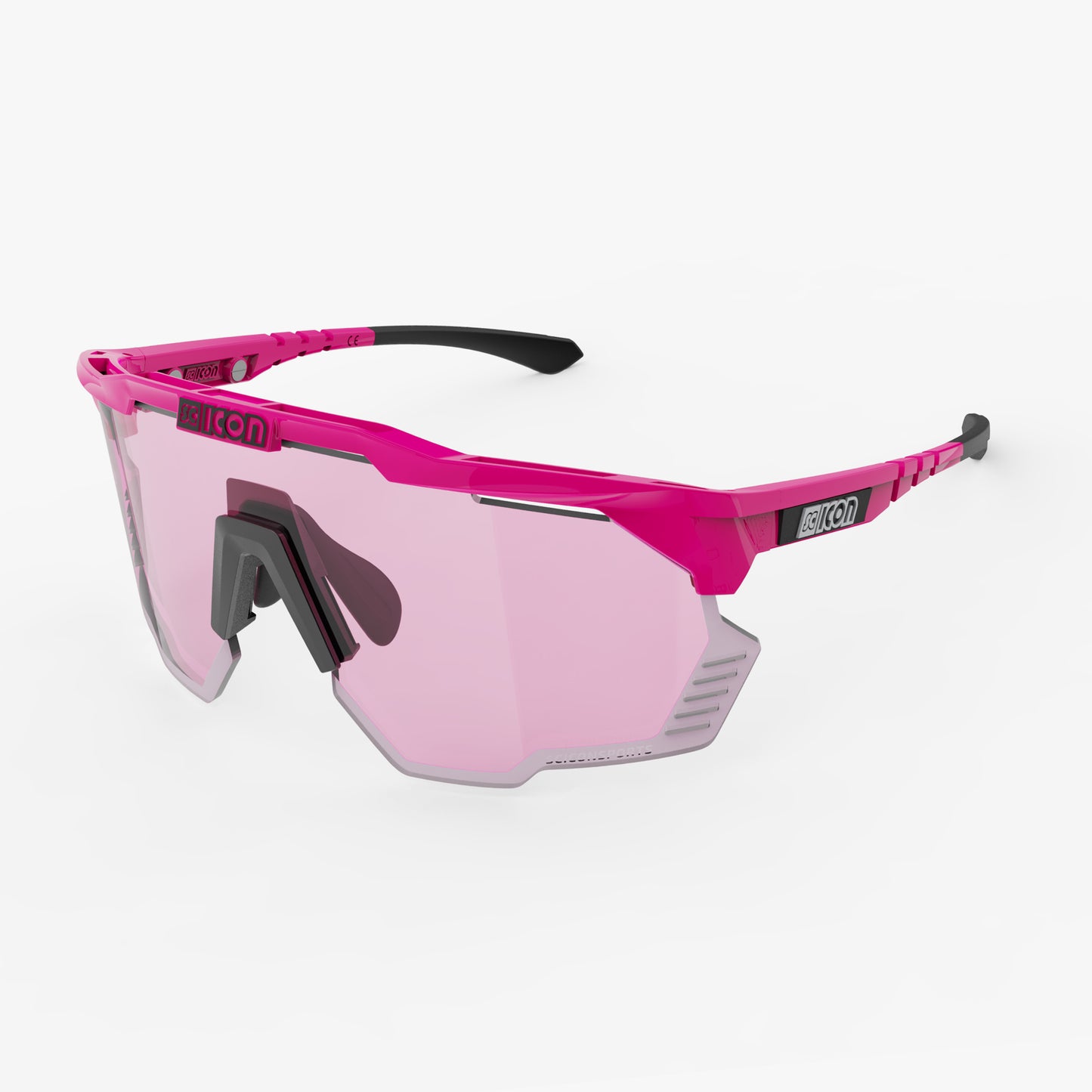 Gafas de sol SCICON AEROSHADE KUNKEN Fluo Pink Multimirror Blue