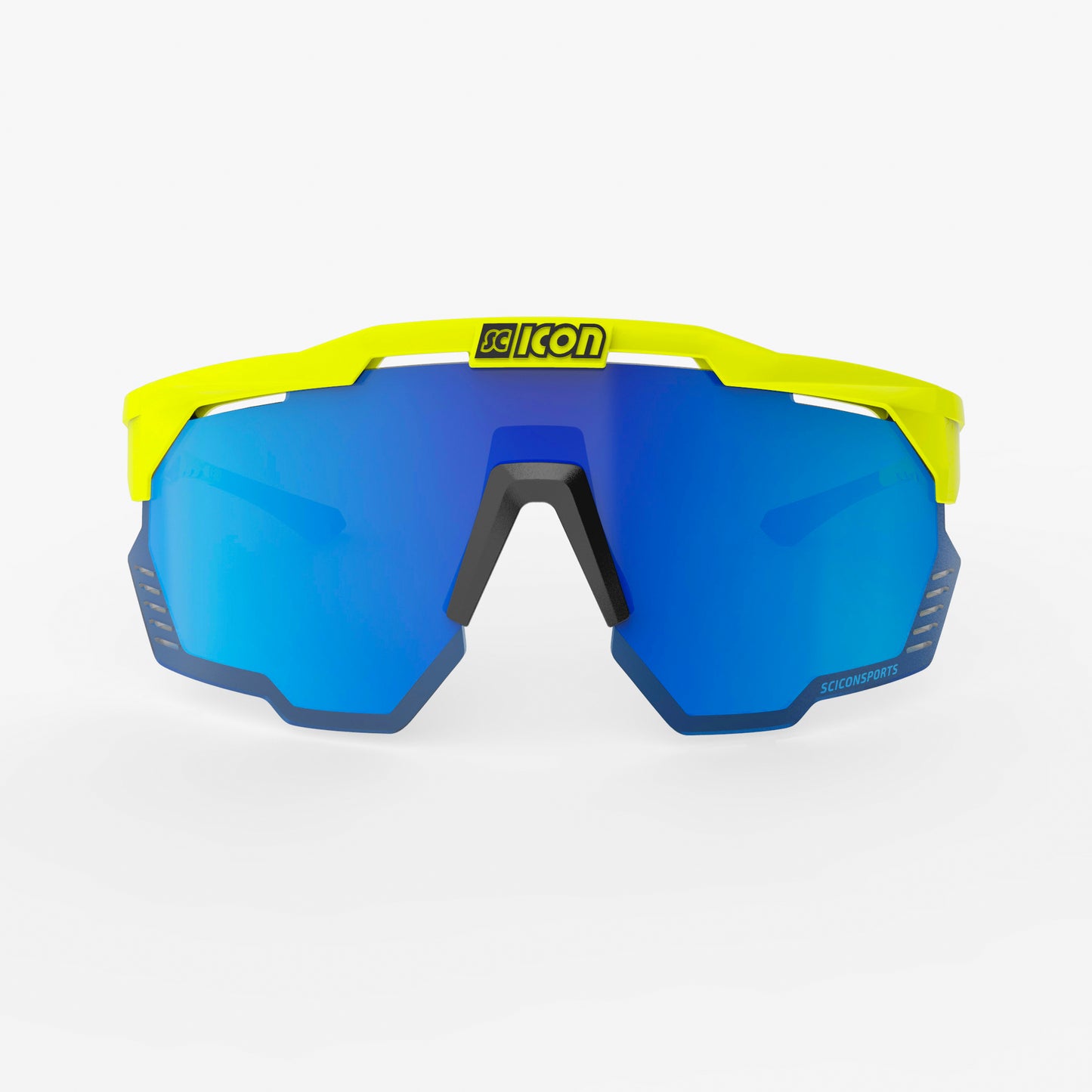 Gafas SCICON AEROSHADE KUNKEN Fluo Yellow Multimirror Blue