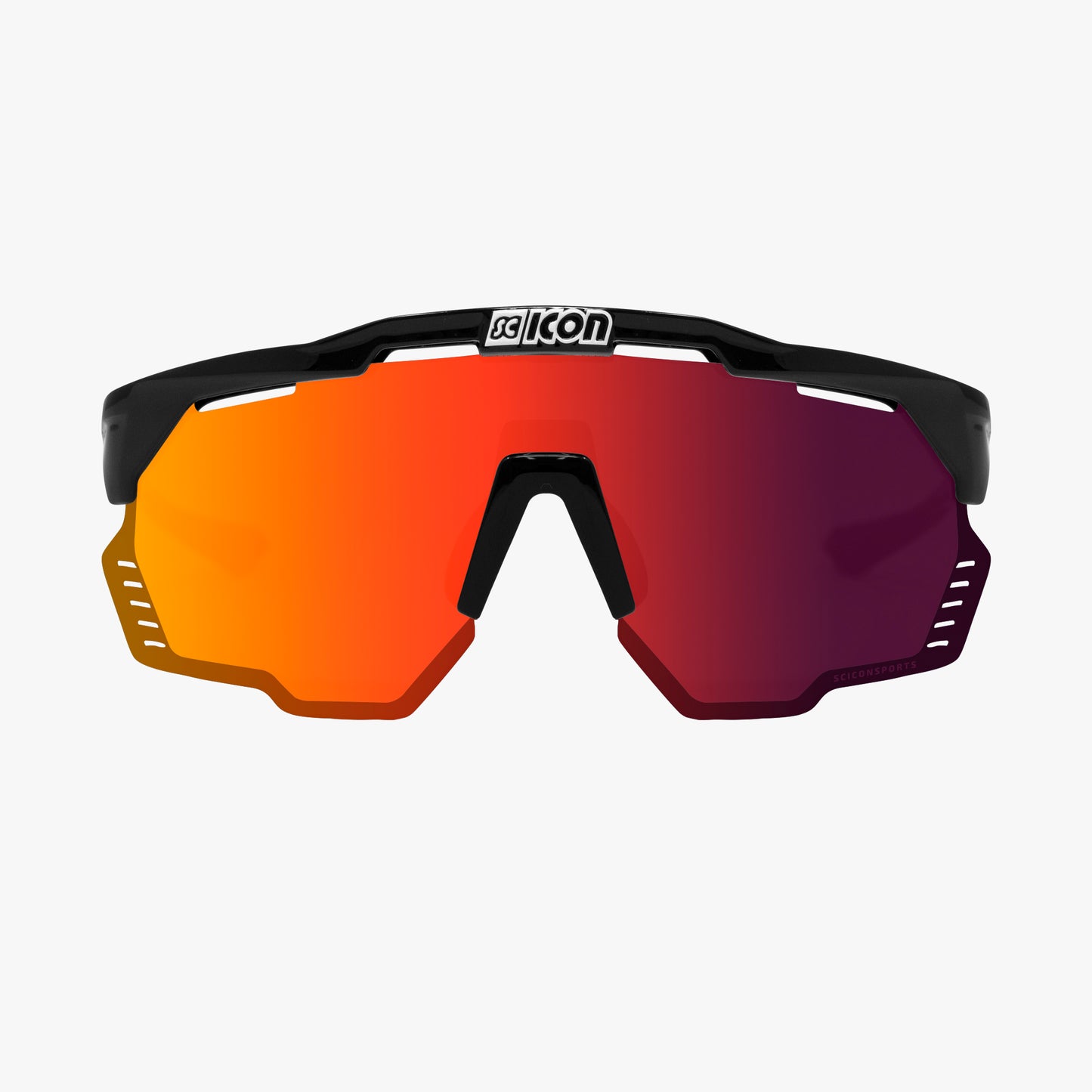 Gafas SCICON AEROSHADE KUNKEN Negro Multimirror Rojo