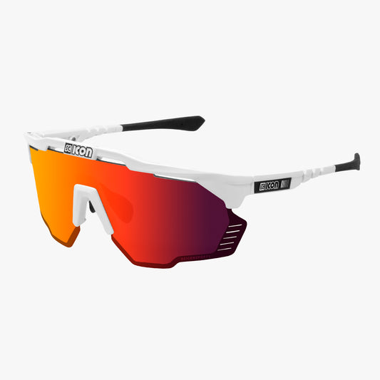 Gafas SCICON AEROSHADE KUNKEN Blanco Multimirror Rojo
