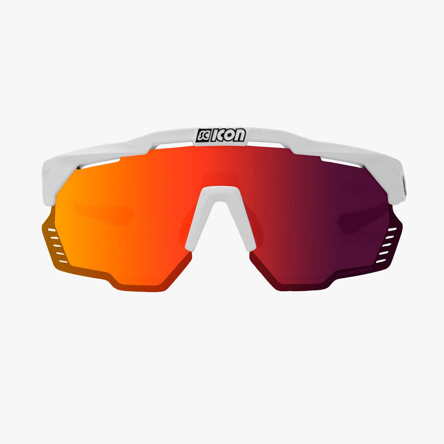 Gafas SCICON AEROSHADE KUNKEN Blanco Multimirror Rojo