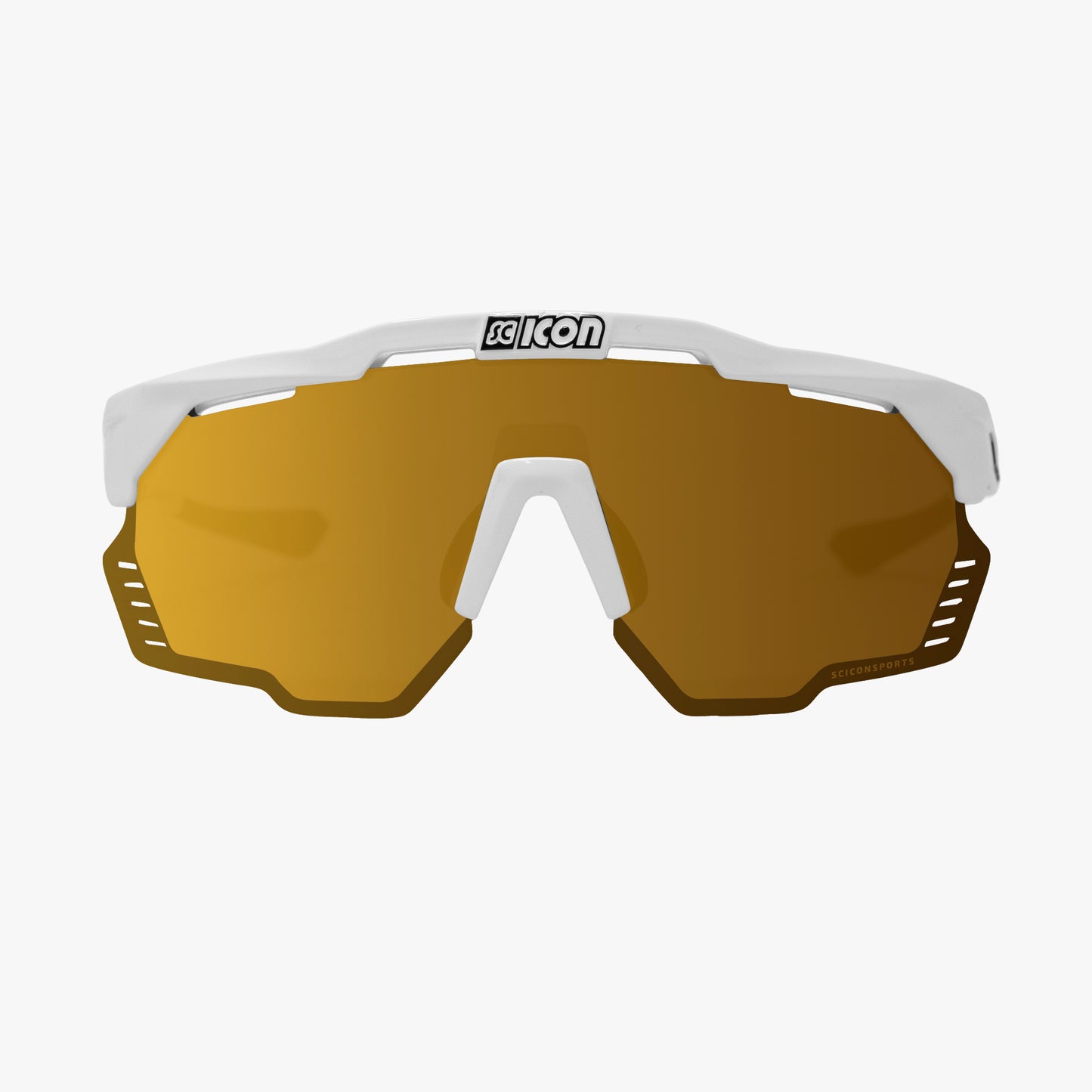 Gafas de sol SCICON AEROSHADE KUNKEN Blanco Multimirror Bronce