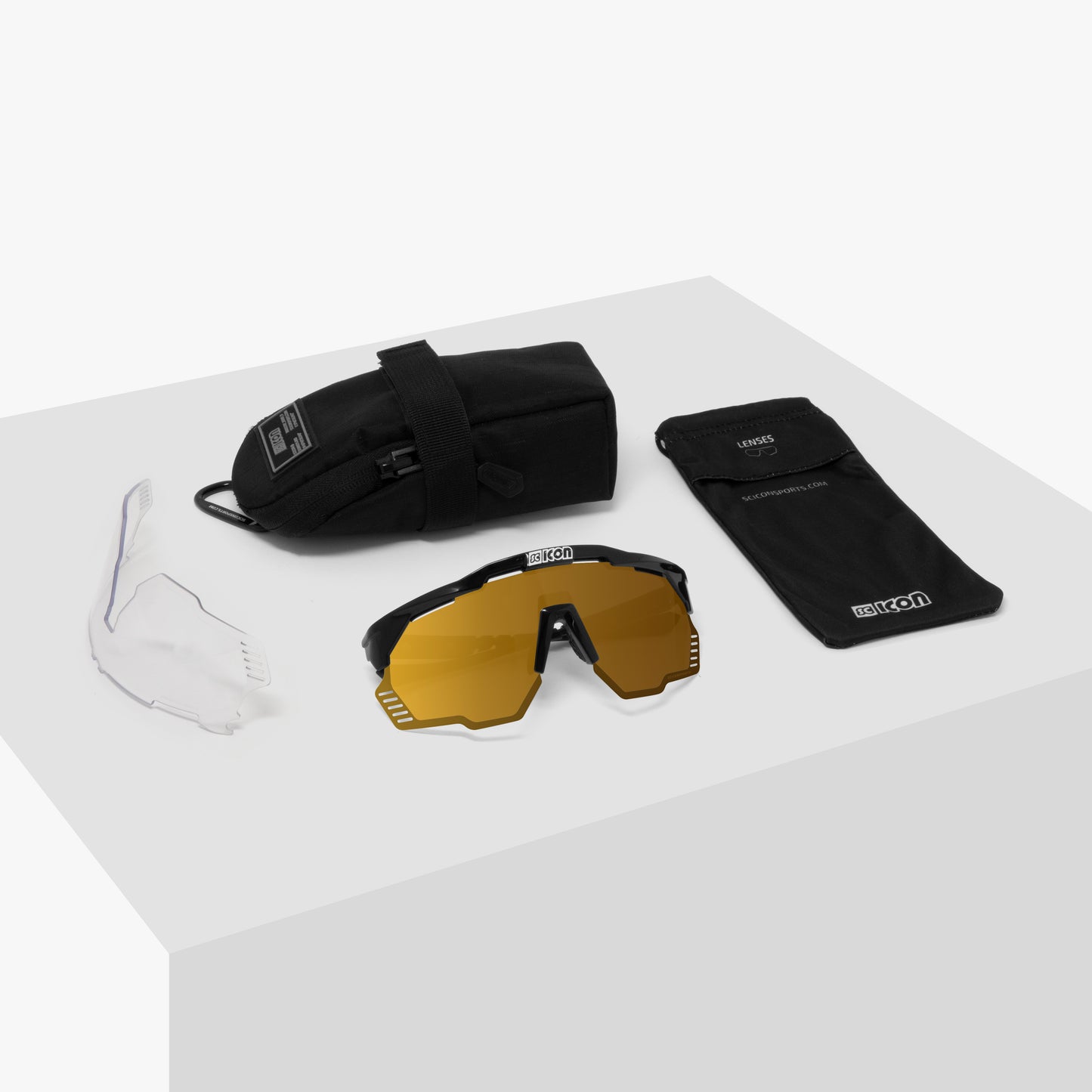 Gafas de sol SCICON AEROSHADE KUNKEN Blanco Multimirror Bronce