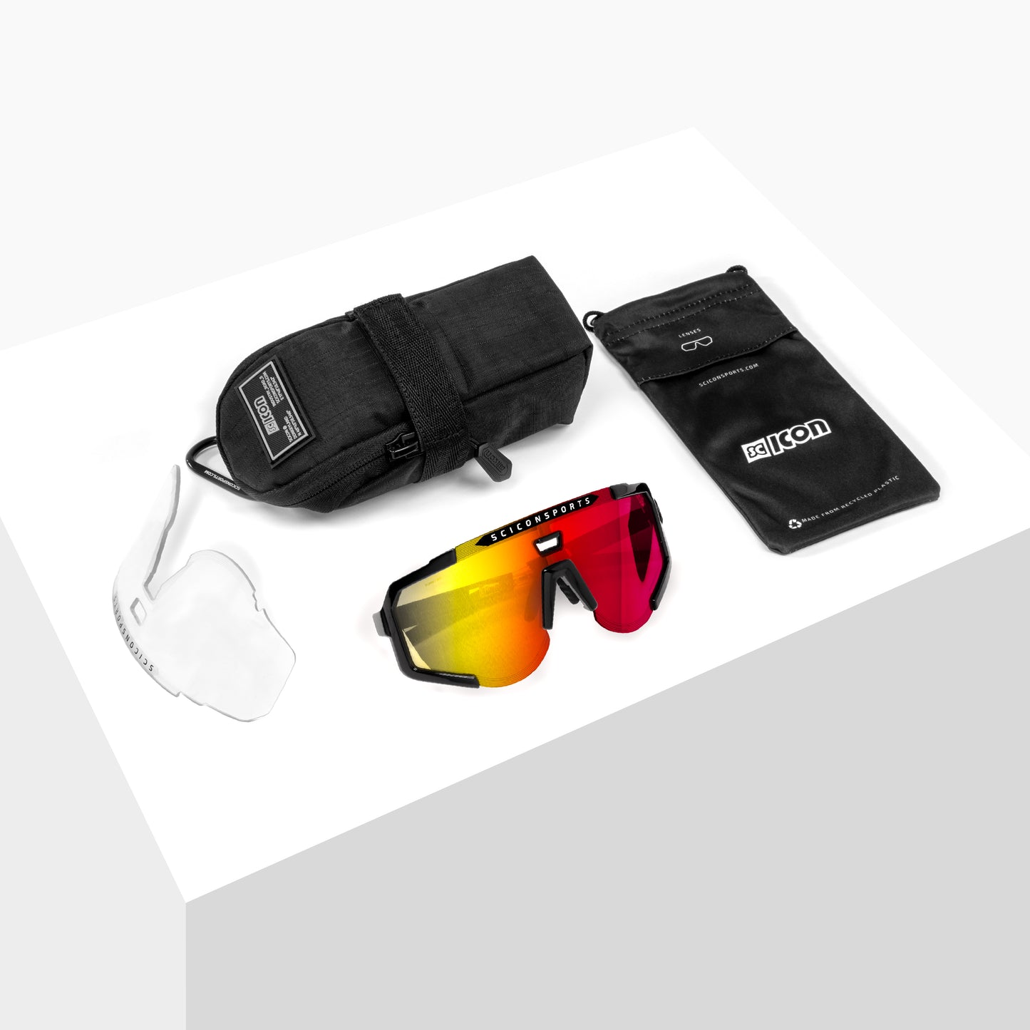Gafas SCICON AEROSCOPE Negro Multimirror Azul