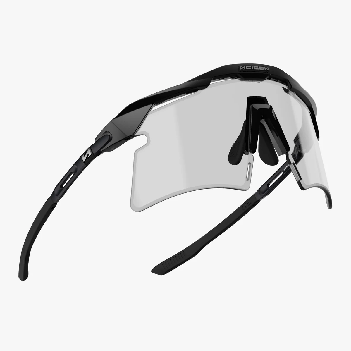 Gafas SCICON AEROSHADE 2.0 TITANIUM Negro Mate Gris Lente Fotocromática